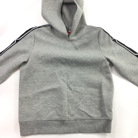 Hunter x Target Boys Medium 8/10 Gray Black Hoodie - Picture 2 of 6